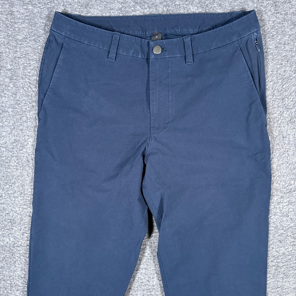 Lululemon ABC Pants Mens 32x32 Navy Blue Classic Fit VersaTwill Chino Trousers